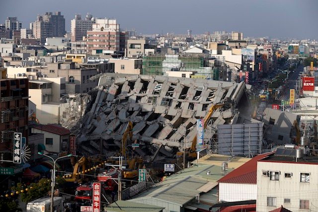 Taiwan developer grilled over building collapse after quake