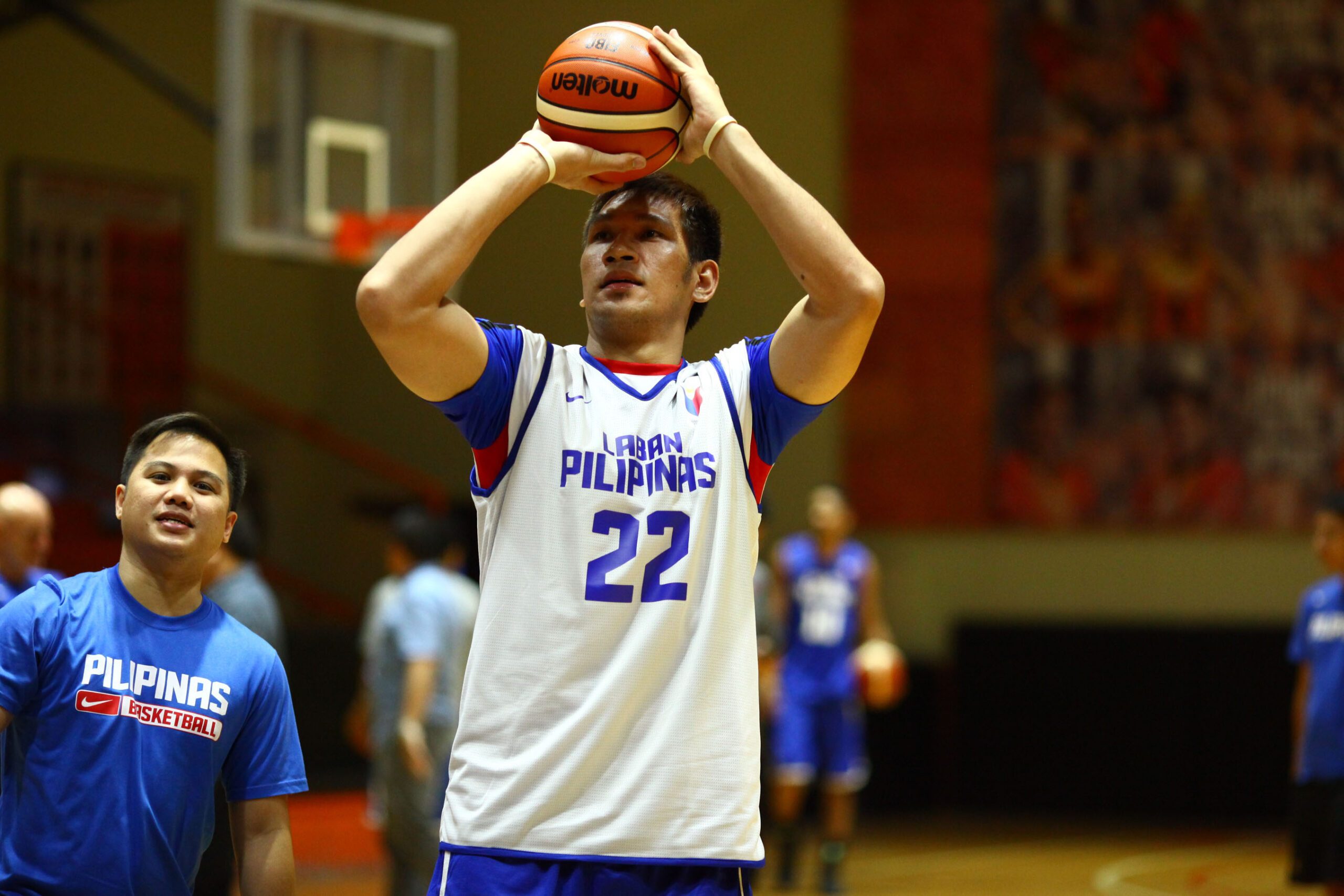 IN PHOTOS: Fajardo, Slaughter lead Gilas pool’s first practice for OQT