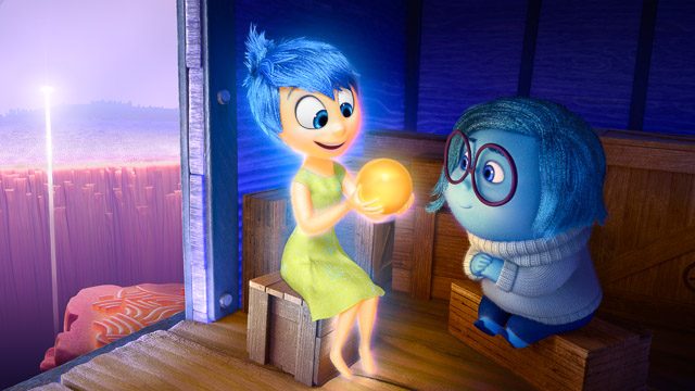 CORE MEMORIES. Joy wants to keep all of Riley's memories a bright, happy yellow. Photo courtesy of Disney-Pixar 