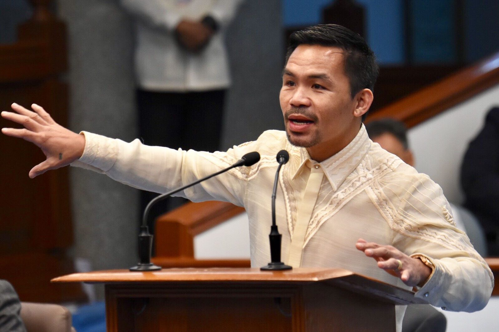Pacquiao files game-fixing complaints against 21 individuals