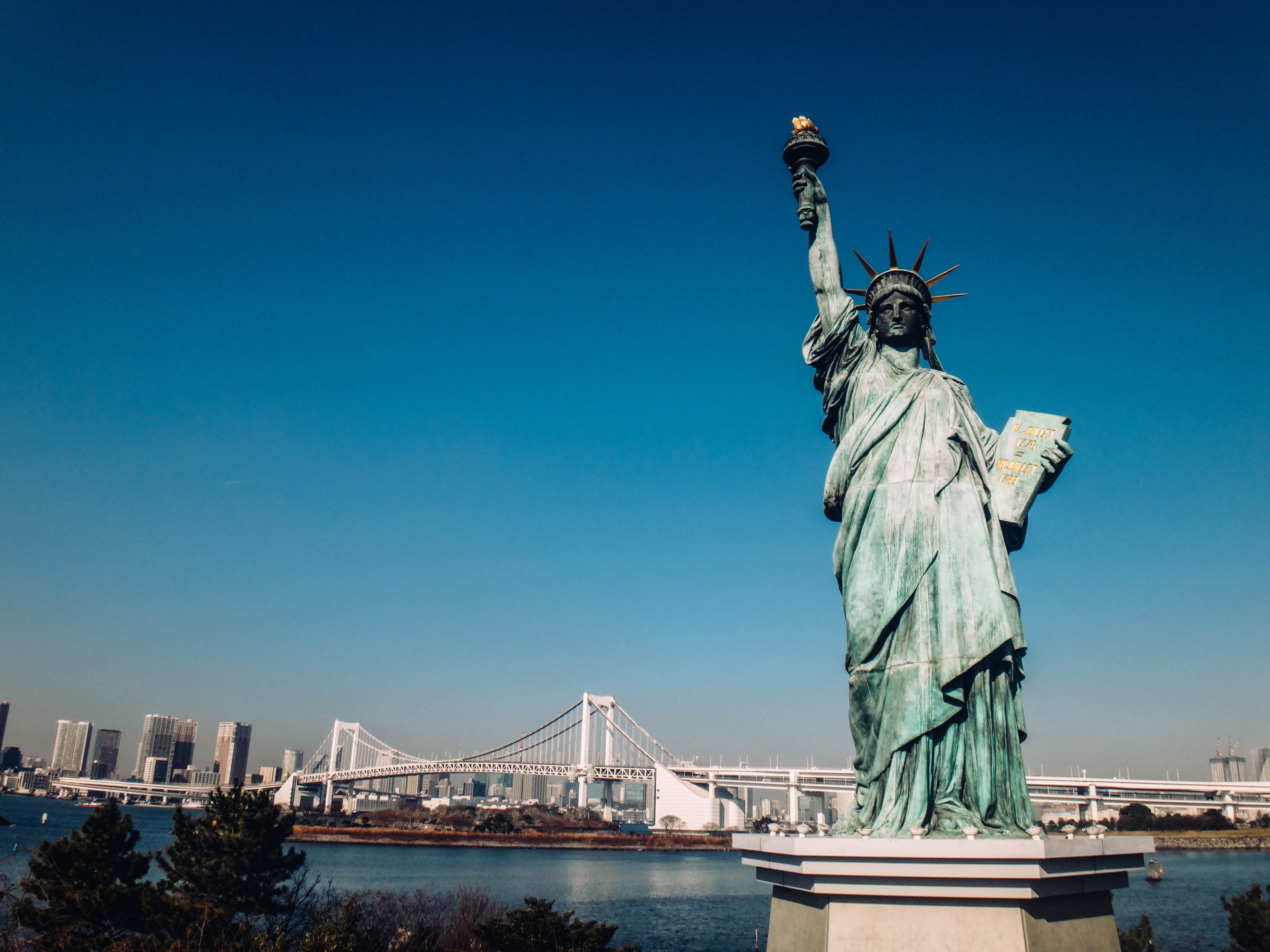 STATUE OF LIBERTY. A replica of the famous New York icon found in Odaiba. Photo provided by Irene Maligat  