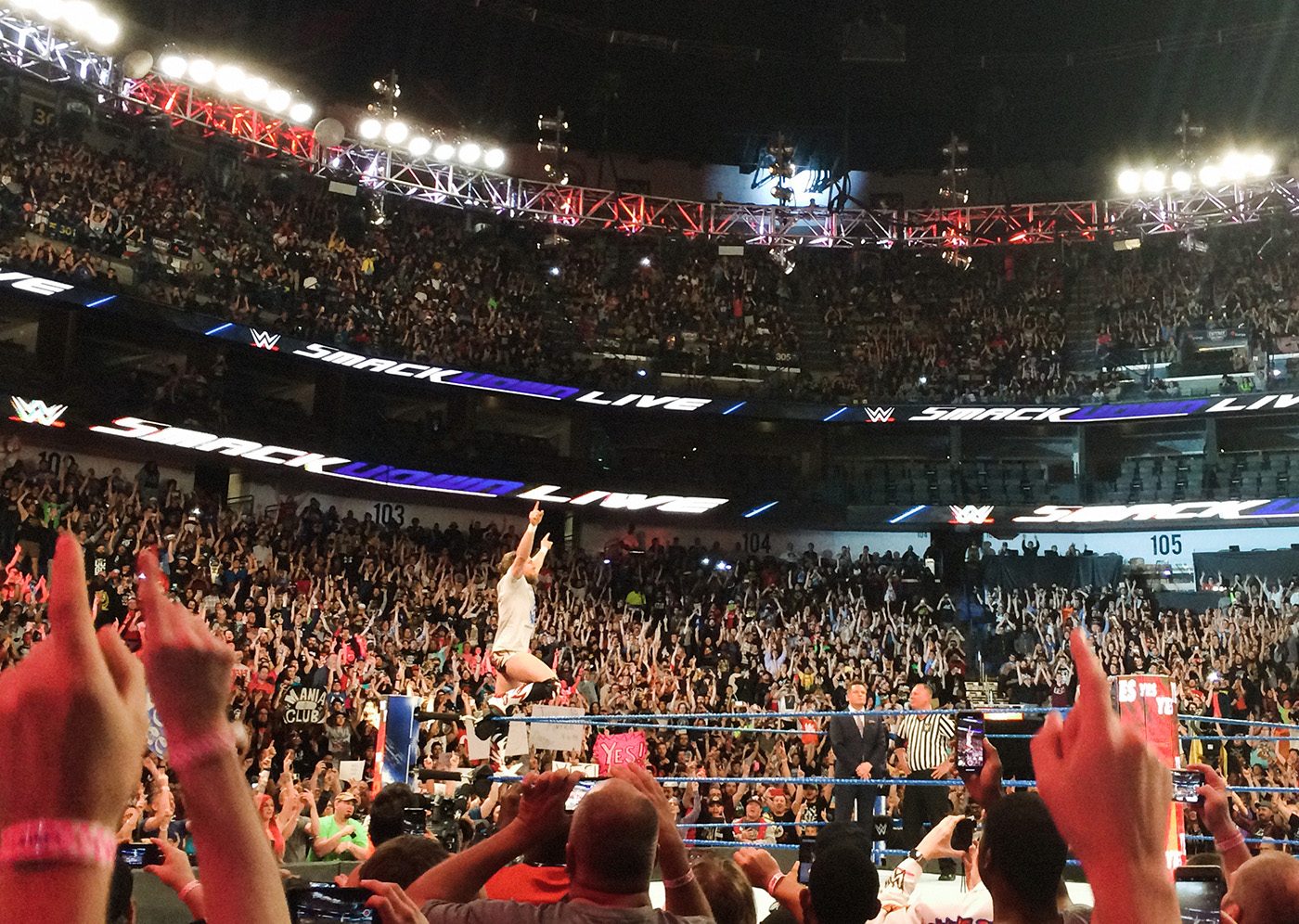 Daniel Bryan makes his first in-ring TV return at Smackdown Live in New Orleans days after WrestleMania. 