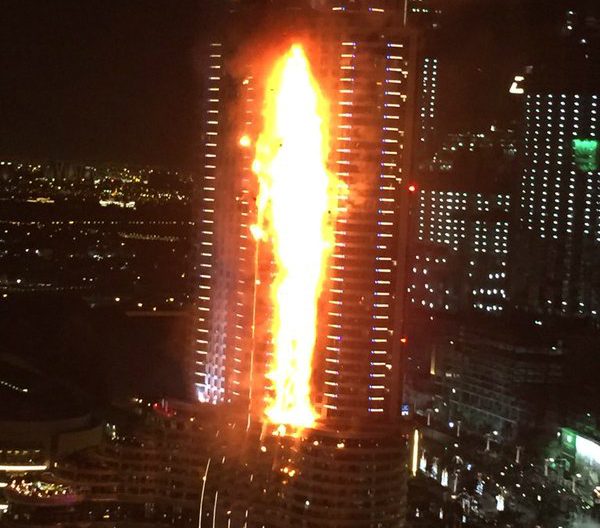 Huge fire hits Dubai hotel amid New Year festivities