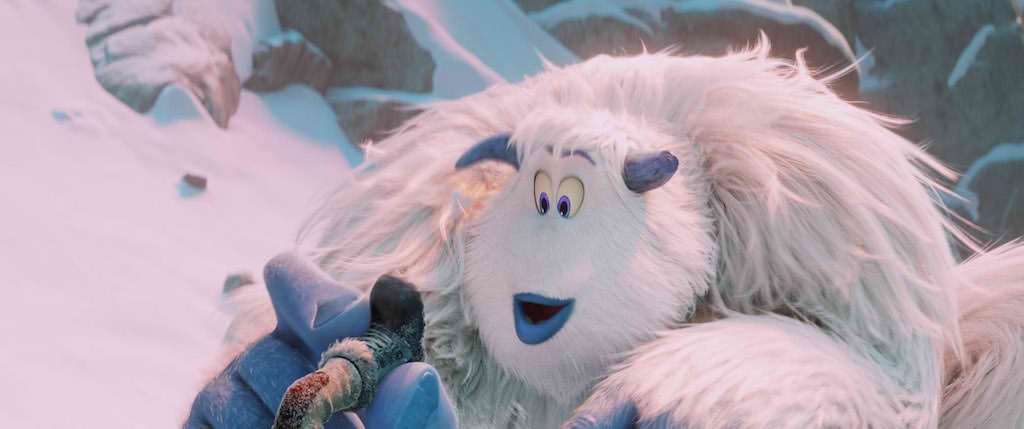 BIGFOOT. The film follows the story of Migo, a Yeti who briefly encounters a mythical creature: the Smallfoot. Image courtesy of Warner Bros. Pictures 