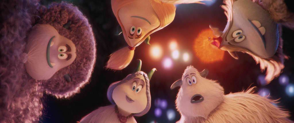 SES. The Smallfoot Evidentiary Society goes against convention as they search for the truth. Image courtesy of Warner Bros. Pictures 