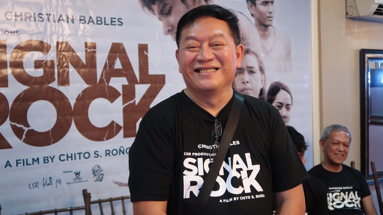 DIFFERENT PROJECT.  Chito Roño temporarily shifts genres in 'Signal Rock.' Photo by Precious del Valle/Rappler 
