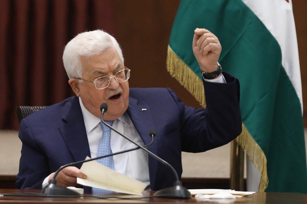 Palestinian head warns of total break in case of Israel annexation