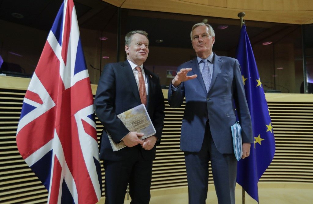 EU, Britain restart push on post-Brexit ties amid virus gloom