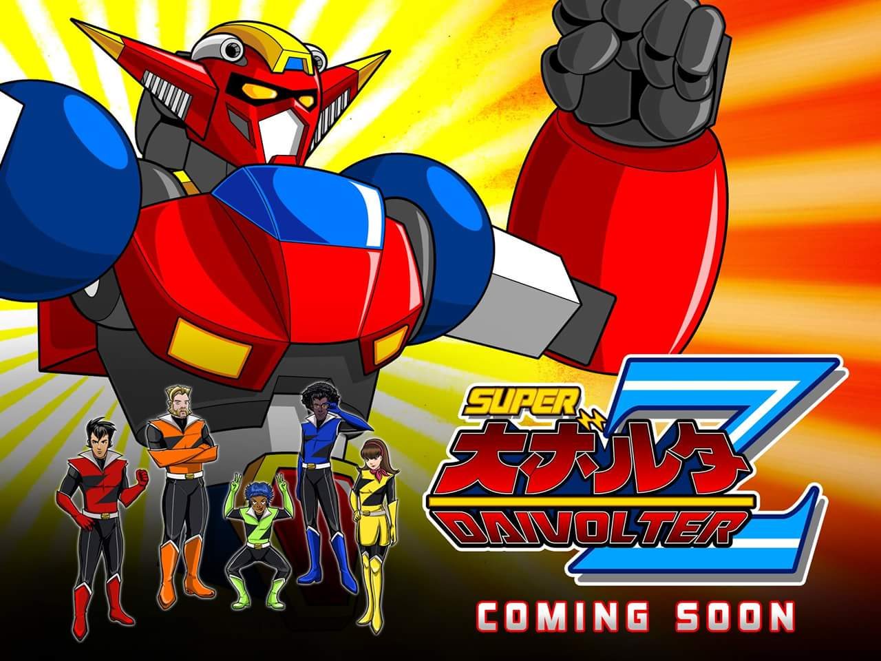 MECHA TRIBUTE. Daivolter Z takes inspiration from the giant robot anime shows of yore. Image from Popsicle Games  