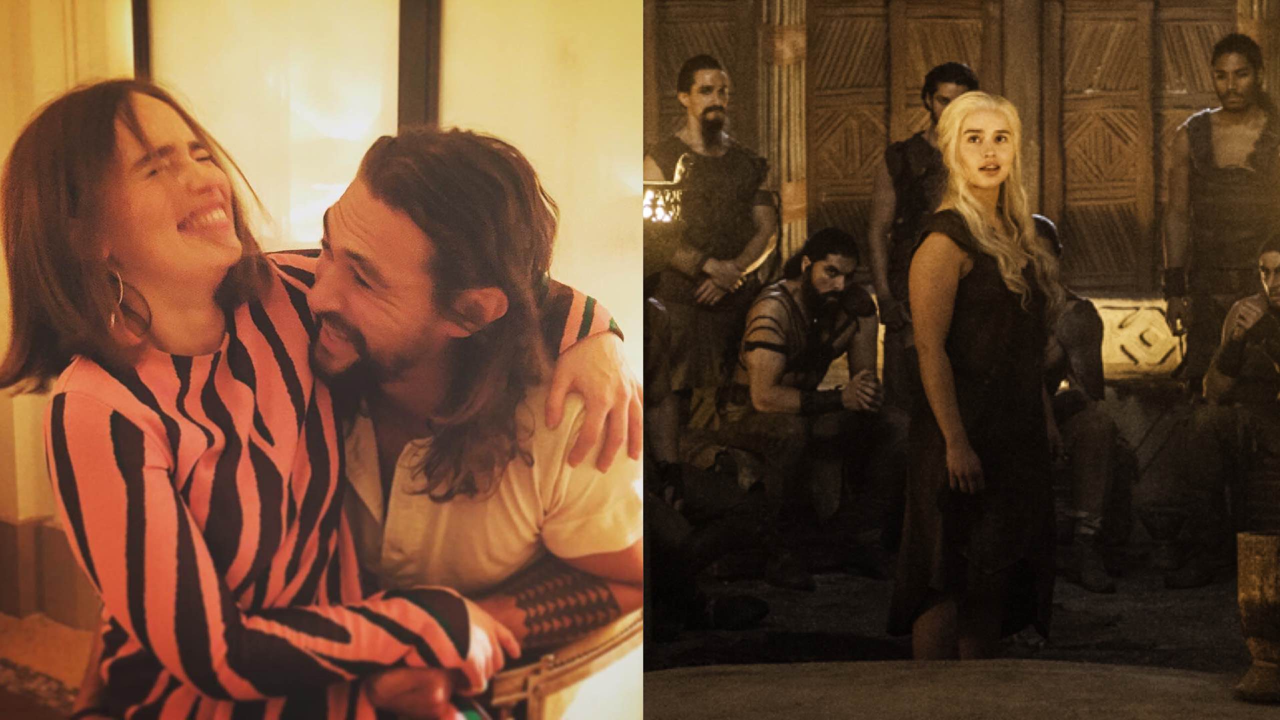 LOOK: Jason Momoa cheers on his ‘boo’ Khaleesi on ‘Game of Thrones’