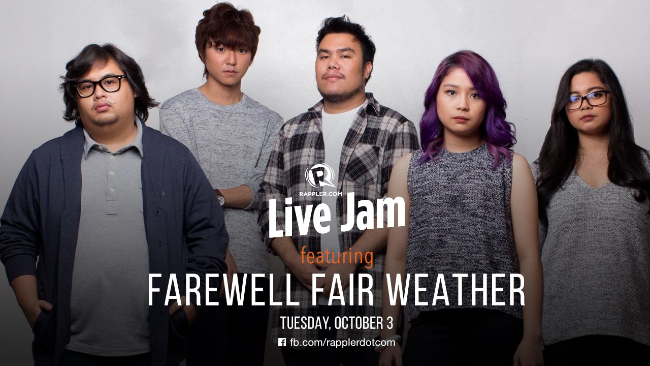 [WATCH] Rappler Live Jam: Farewell Fair Weather