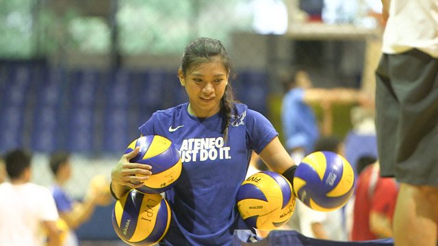 VOLLEYBALL TRAINING. Alyssa Valdez says being part of a show like 'Phenoms' is already a bonus for her. Photo courtesy of Digital 5 