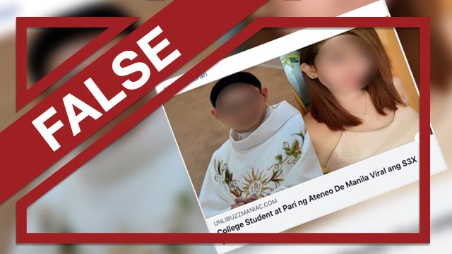 FALSE: ‘Sex video of Ateneo priest and college student’