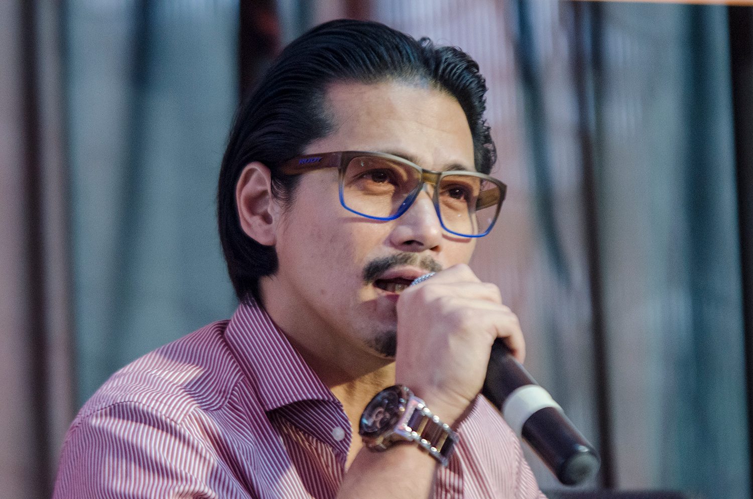HISTORICAL POINT OF VIEW. Robin Padilla says the plans to bury the late president Ferdinand Marcos should be looked  from a historical point of view and that the youth should have a chance to think for themselves. Photo by Rob Reyes/Rappler  