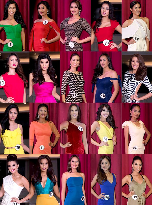 TOP 20. Above are my Top 20 Binibinis of Bb Pilipinas 2017 before I let go of Dane Felisse, Maria Benjieleen, Ruffa and Sammie Anne to trim down the choices to a manageable field of 16. Photos from Facebook/Bb Pilipinas  