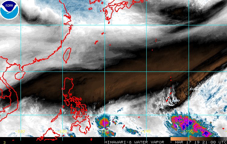 Rain from Tropical Depression Chedeng to begin on March 18