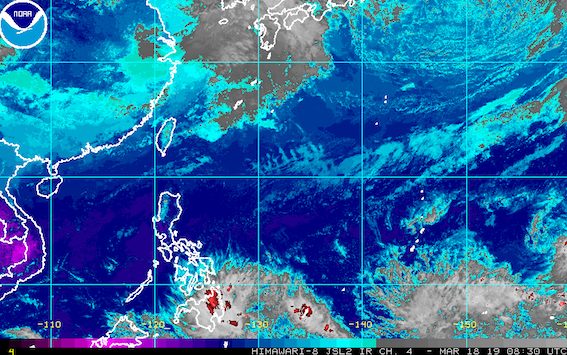 Tropical Depression Chedeng slows down en route to Davao Oriental