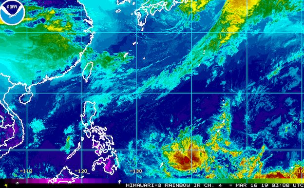 Tropical depression to enter PAR on March 16 or 17