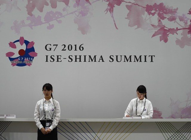 World leaders kick off G7 talks with economy in focus