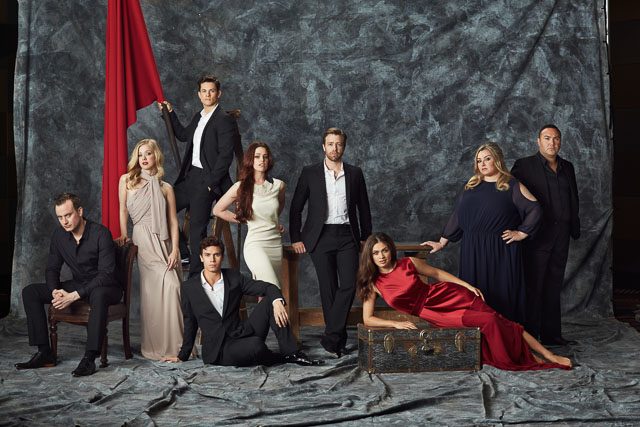 FULL CAST. The full cast of the 2014 Australian production of 'Les Miserables.' Photo by John Tsiavis  