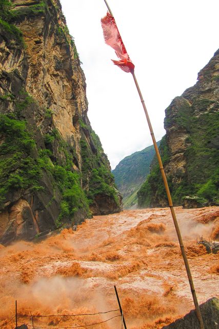 RAGING. The river of Tiger Leaping Gorge provides you with a firsthand look at the power of nature. 