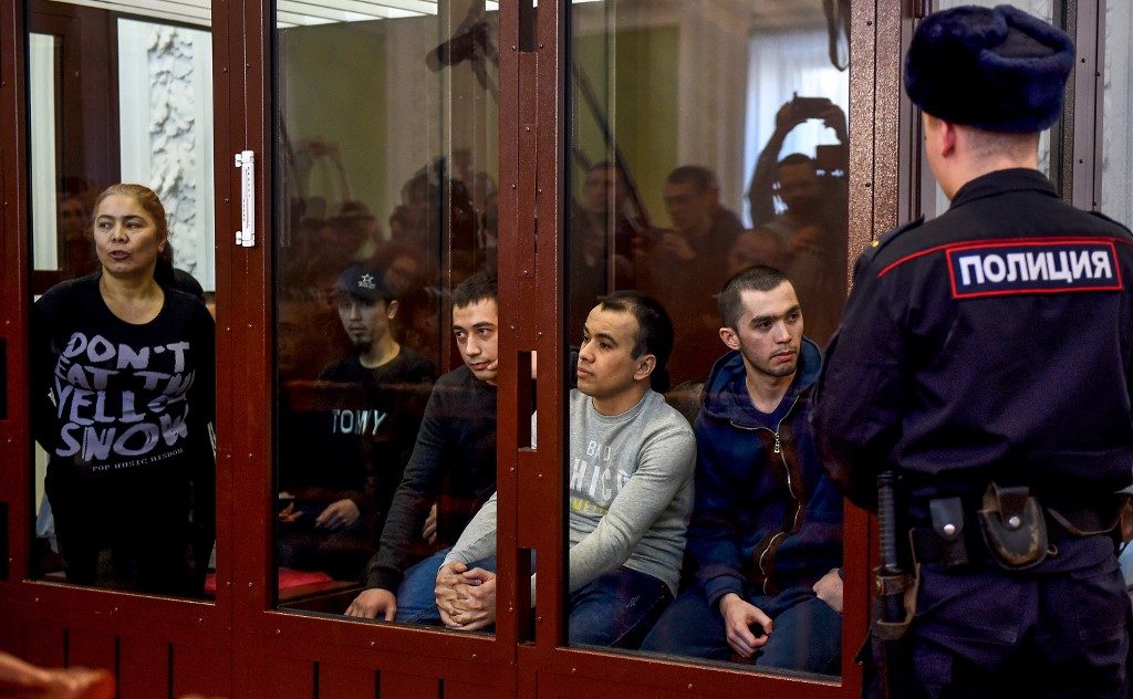 11 go on trial for Saint Petersburg train bombing