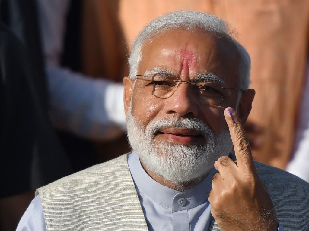 Modi casts vote on India’s ‘Super Tuesday’