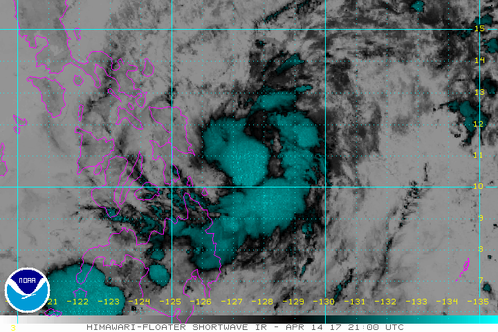Crising slightly intensifies as it moves closer to Samar