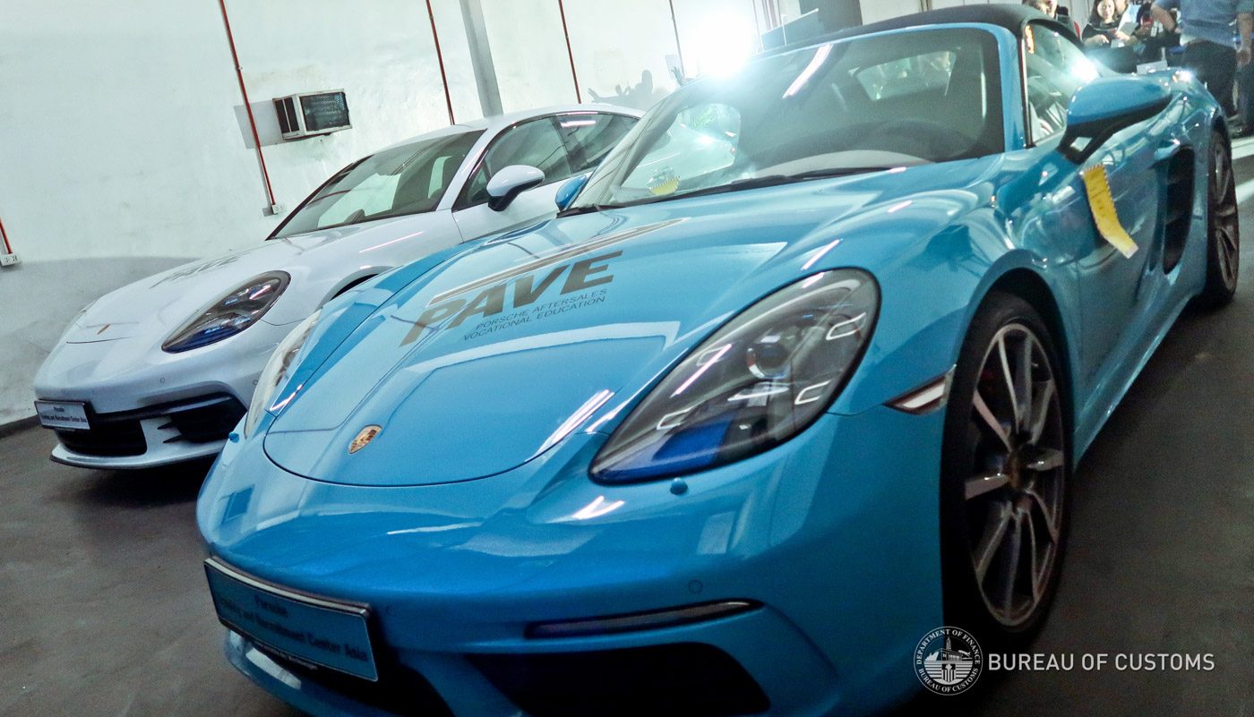Don Bosco Makati: Seized Porsche cars were for technical training