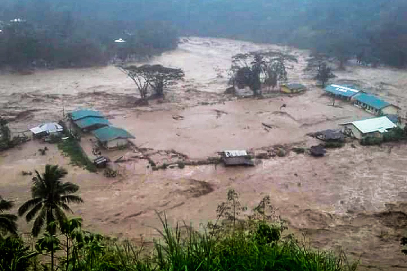 INUNDATED. Rains from Typhoon Rosita (Yutu) flooded the Dacalan and Lubo Elementary Schools in Tanudan, Kalinga on October 30, 2018. Photo by Peter Balconit  