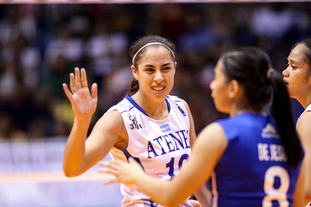 Amy Ahomiro contributes 9 points for Ateneo. Photo by Czeasar Dancel/Rappler 