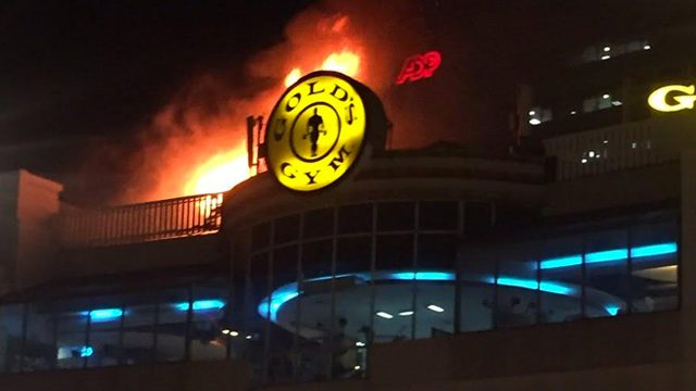 Fire hits restaurant at Glorietta 3 in Makati