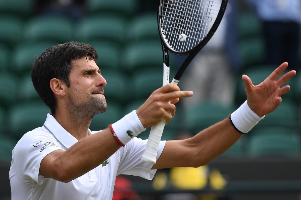 APOLOGETIC. Novak Djokovic says he’s sorry that his exhibition tournament ‘caused harm.’ Photo by Ben Stansall/AFP  