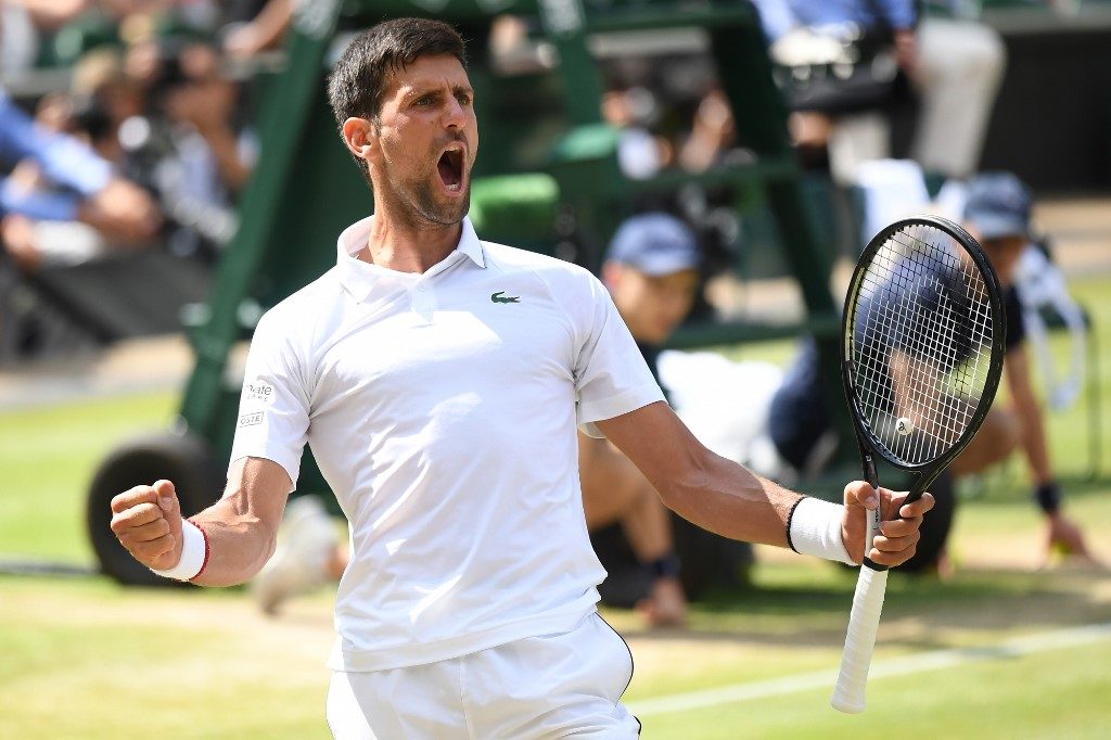 Novak Djokovic. Photo by Ben Stansall/AFP 