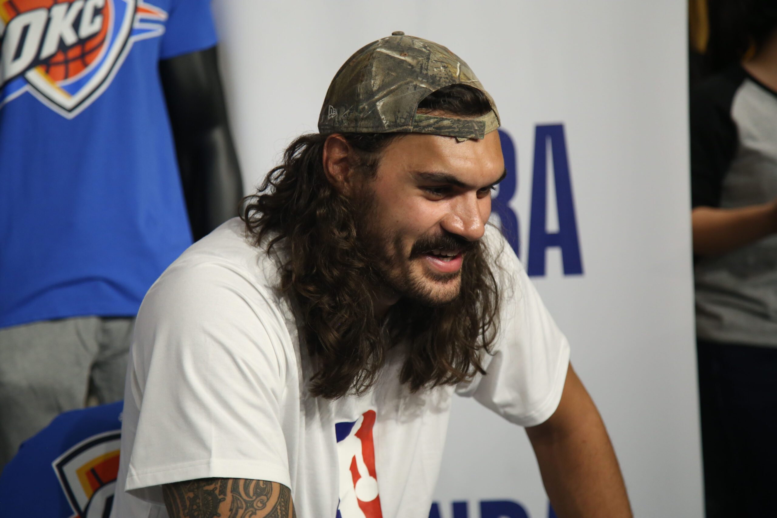 WATCH: Steven Adams on the NBA’s best facial hair and more