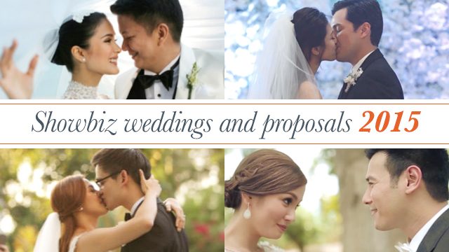 2015: Celebrity weddings and proposals