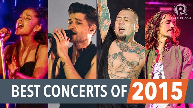 22 concerts that rocked the Philippines in 2015