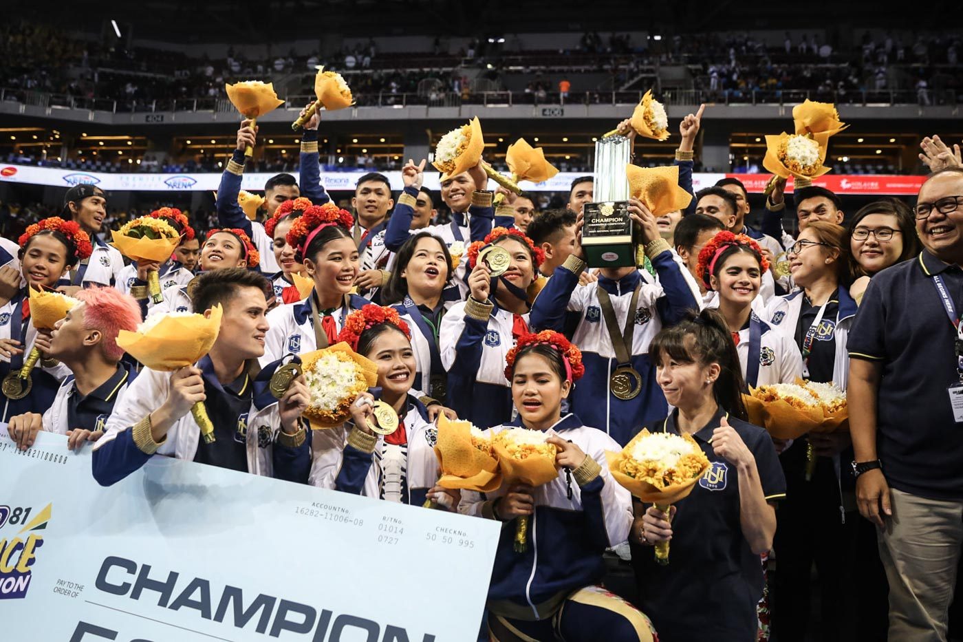 Why the lower UAAP cheerdance prize?