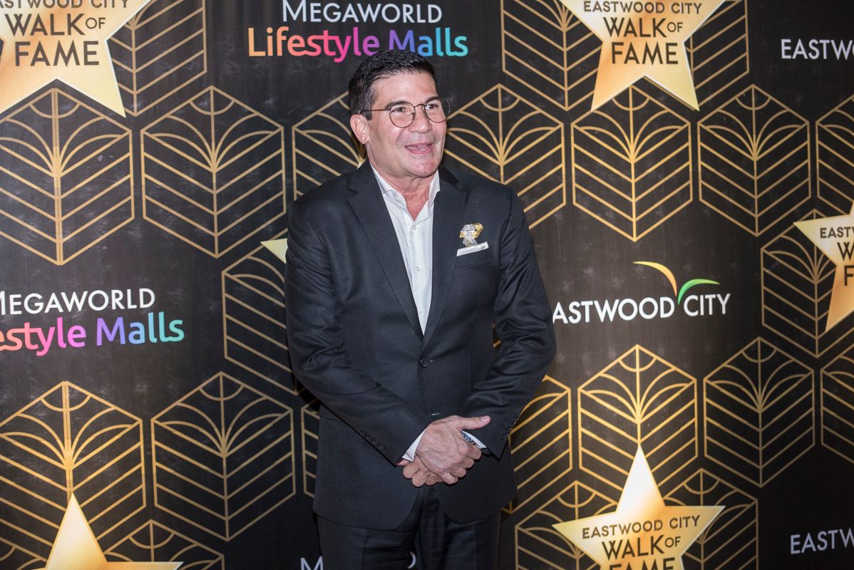 Actor Edu Manzano at the red carpet of the Eastwood Walk of Fame. 