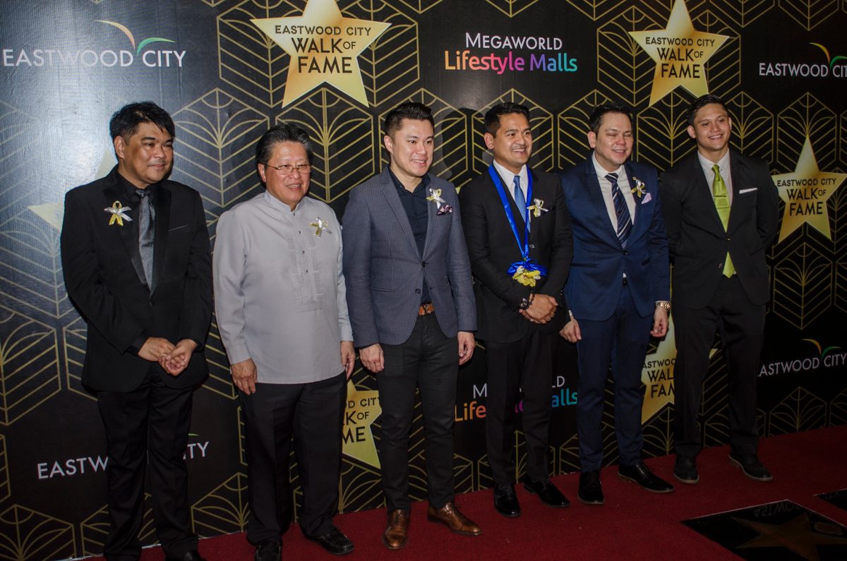 Jiggy Manicad along with the German Moreno Walk of Fame Philippines Board of Trustees. 
