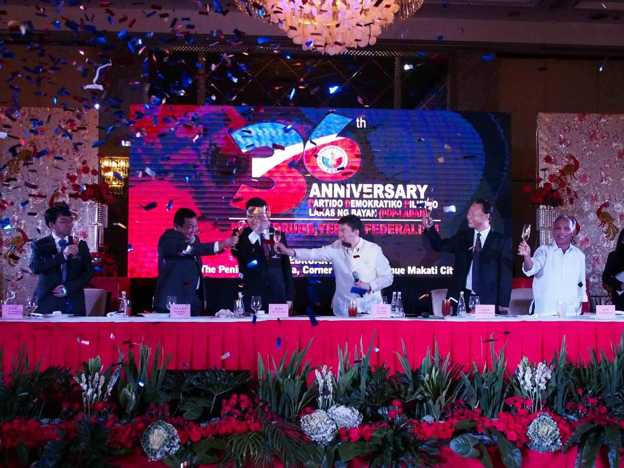 IN PHOTOS: Ruling PDP-Laban celebrates 36th anniversary