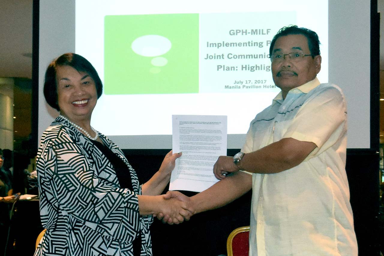 Gov’t, MILF call on public, lawmakers to support new Bangsamoro law