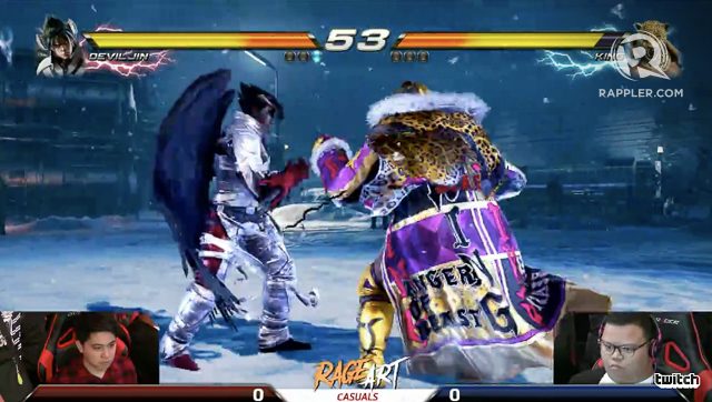 Tekken 7 player hilariously tries to rage quit when taking a