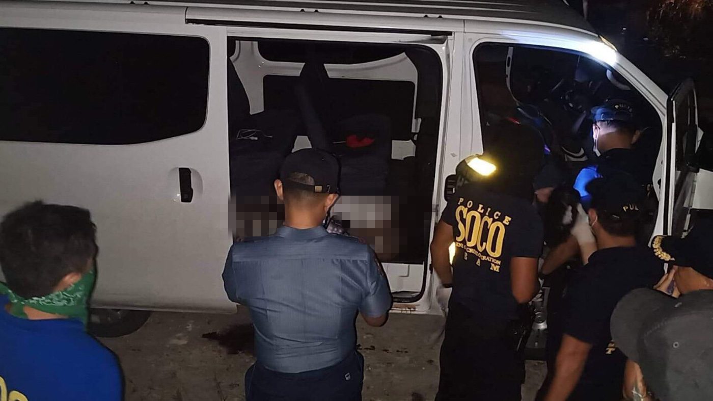 2 men found dead with faces wrapped in tape inside abandoned van in Cavite