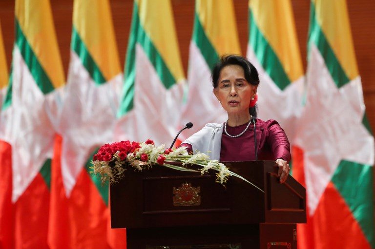 Suu Kyi rebuffs foreign criticism of Rohingya crisis