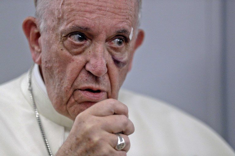 Pope slams climate change deniers as ‘stupid’