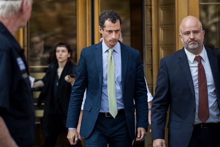 Ex-U.S. congressman Weiner get 21-month jail term for sexting teen
