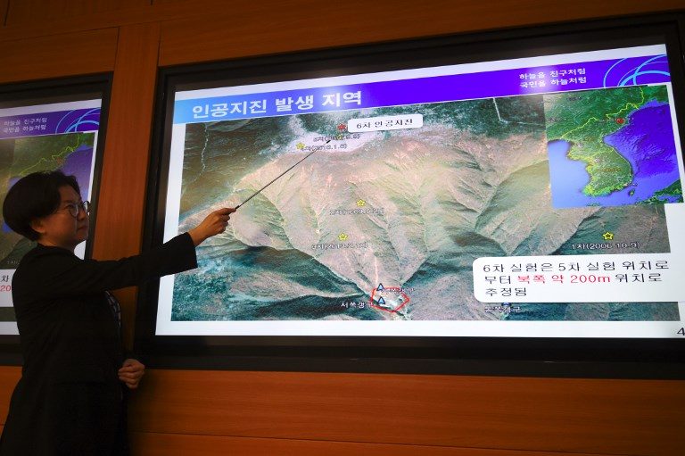 Trump leads international condemnation of North Korea nuclear test