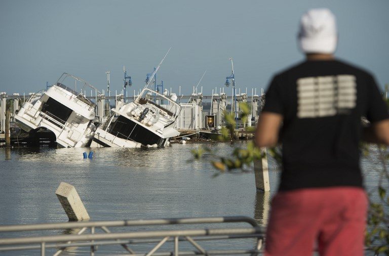 ‘Devastation’ in Florida Keys as storm Irma weakens