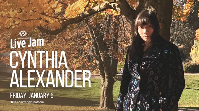 [WATCH] Rappler Live Jam: Cynthia Alexander